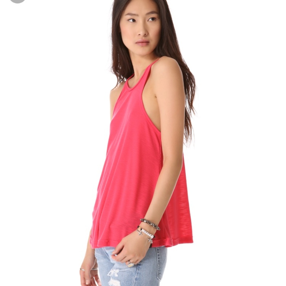 Free people Long Beach ribbed tank